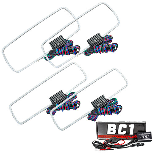 ORACLE Lighting 3974-335 - Ford Excursion 05 Halo Kit - ColorSHIFT w/ BC1 Controller