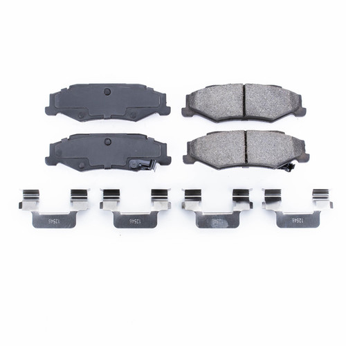 PowerStop 17-732 - Power Stop 04-09 Cadillac XLR Rear Z17 Evolution Ceramic Brake Pads w/Hardware