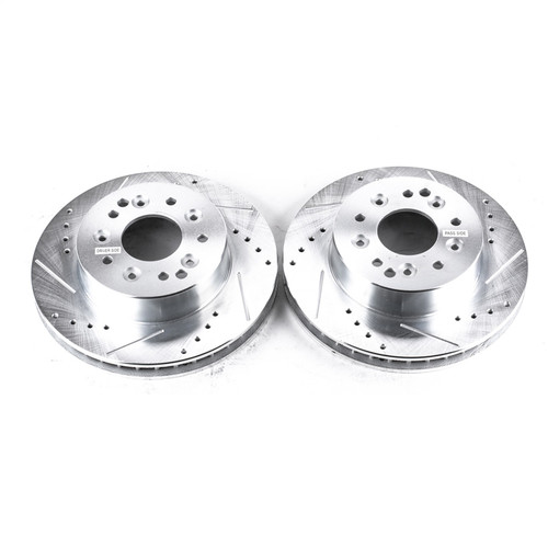 PowerStop AR8207XPR - Power Stop 63-82 Chevrolet Corvette Rear Evolution Drilled & Slotted Rotors - Pair