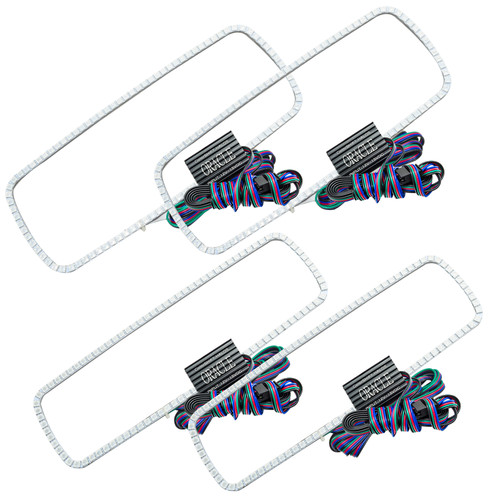 ORACLE Lighting 3974-334 - Ford Excursion 05 Halo Kit - ColorSHIFT w/o Controller