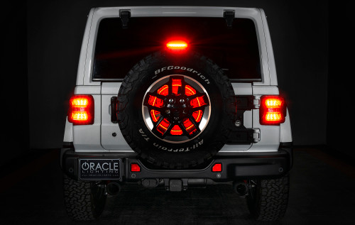 ORACLE Lighting 4211-334 - LED Illuminated Wheel Ring 3rd Brake Light - ColorSHIFT w/o Controller