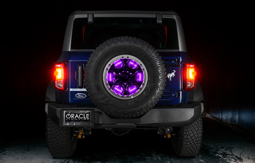 ORACLE Lighting 4211-334 - LED Illuminated Wheel Ring 3rd Brake Light - ColorSHIFT w/o Controller