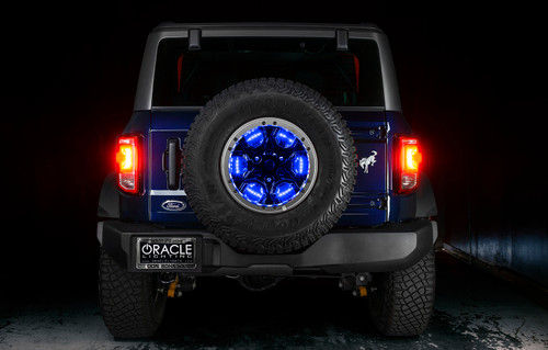 ORACLE Lighting 4211-334 - LED Illuminated Wheel Ring 3rd Brake Light - ColorSHIFT w/o Controller