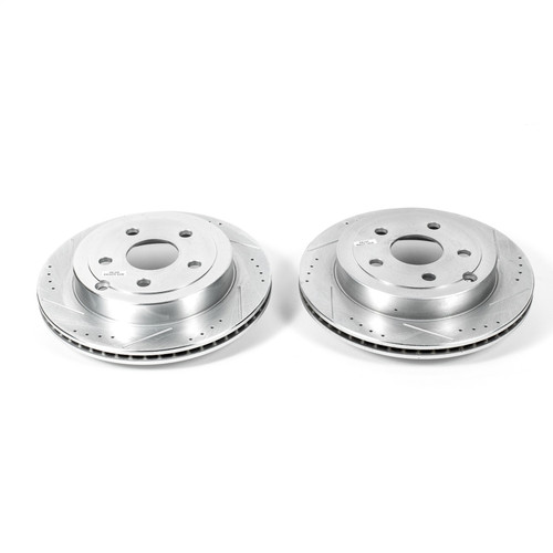 PowerStop AR82135XPR - Power Stop 08-09 Pontiac G8 Rear Evolution Drilled & Slotted Rotors - Pair