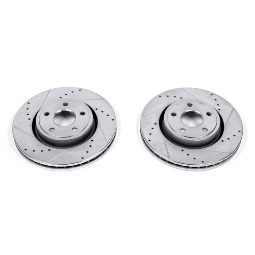 PowerStop AR83078XPR - Power Stop 11-19 Dodge Durango Front Evolution Drilled & Slotted Rotors - Pair