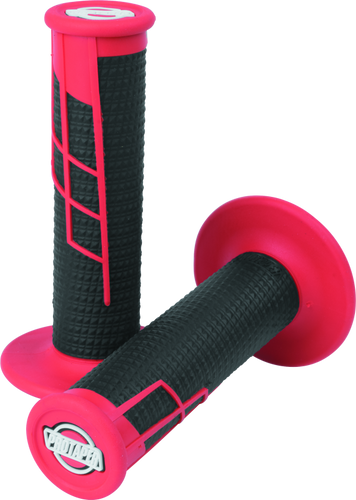 ProTaper 021662 - Clamp-On 1/2 Waffle Grip - Red/Black
