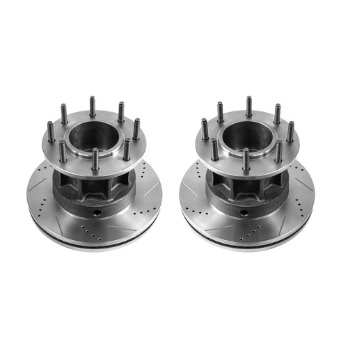 PowerStop AR85170XPR - Power Stop 13-16 Ford F-350 Super Duty Front Drilled & Slotted Rotor - Pair
