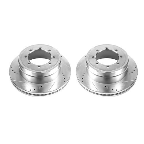 PowerStop AR85154XPR - Power Stop 13-16 Ford F-450 Super Duty Rear Drilled & Slotted Rotor - Pair