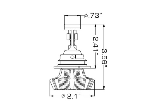 ORACLE Lighting 5238-001 - 9004 4000 Lumen LED Headlight Bulbs (Pair) - 6000K
