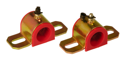 Prothane 19-1167 - Universal Greasable Sway Bar Bushings - 24MM - Type A Bracket - Red