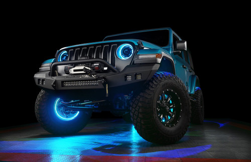 ORACLE Lighting 5818-333 - Bluetooth + RF Underbody Rock Light Kit - 4 PCS - ColorSHIFT