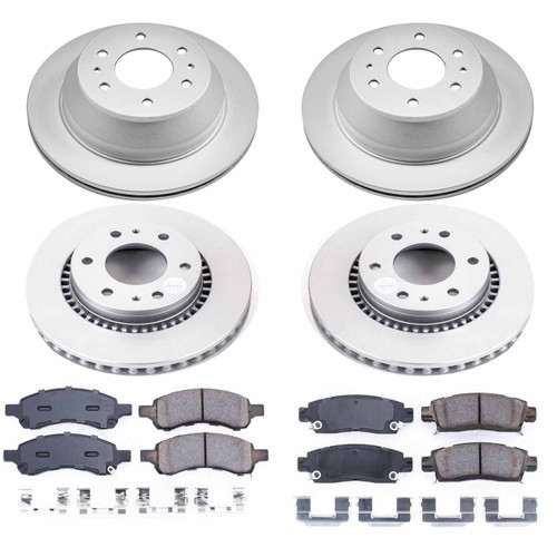PowerStop CRK2085 - Power Stop 06-07 Buick Rainier Front & Rear Z17 Evolution Geomet Coated Brake Kit PowerStop CRK2085 - Power Stop 06-07 Buick Rainier Front & Rear Z17 Evolution Geomet Coated Brake Kit