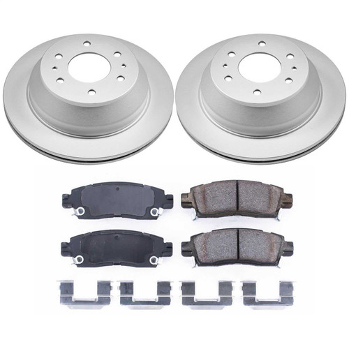 PowerStop CRK2050 - Power Stop 04-07 Buick Rainier Rear Z17 Evolution Geomet Coated Brake Kit