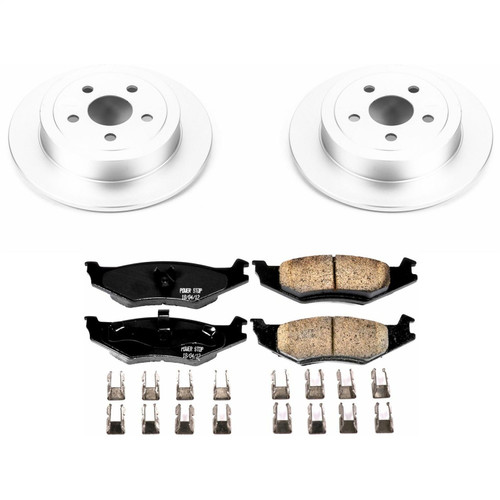 PowerStop CRK1687 - Power Stop 96-00 Plymouth Breeze Rear Z17 Evolution Geomet Coated Brake Kit