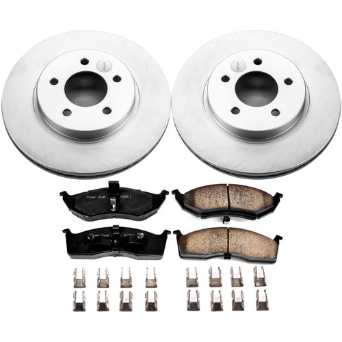 PowerStop CRK1692 - Power Stop 99-04 Chrysler 300M Front Z17 Evolution Geomet Coated Brake Kit