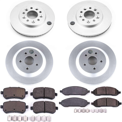 PowerStop CRK2828 - Power Stop 04-07 Ford Freestar Front & Rear Z17 Evolution Geomet Coated Brake Kit