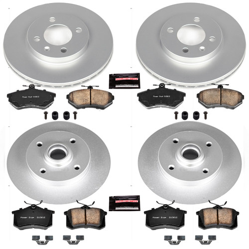 PowerStop CRK375 - Power Stop 99-02 Volkswagen Cabrio Front & Rear Z23 Evolution Sport Coated Brake Kit PowerStop CRK375 - Power Stop 99-02 Volkswagen Cabrio Front & Rear Z23 Evolution Sport Coated Brake Kit
