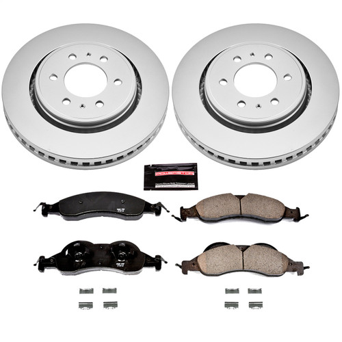 PowerStop CRK4682 - Power Stop 07-09 Ford Expedition Front Z17 Evolution Geomet Coated Brake Kit
