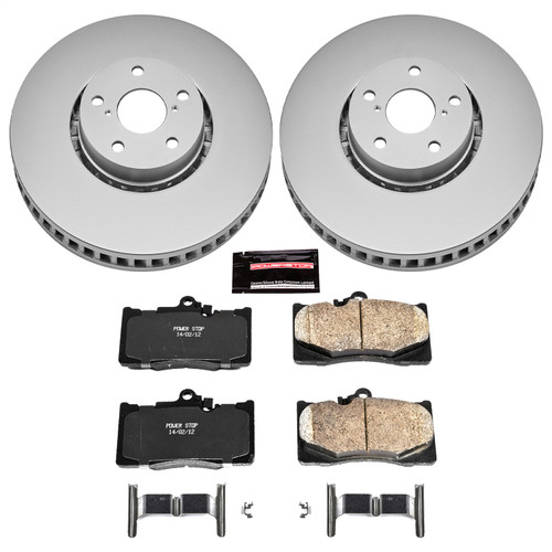 PowerStop CRK4633 - Power Stop 07-11 Lexus GS350 Front Z17 Evolution Geomet Coated Brake Kit
