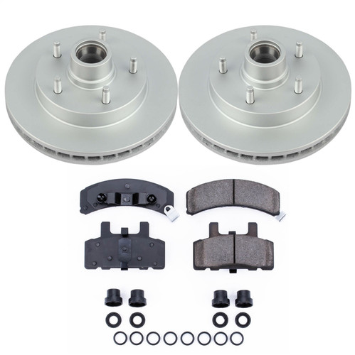 PowerStop CRK4875 - Power Stop 94-99 Dodge Ram 1500 Front Z17 Evolution Geomet Coated Brake Kit
