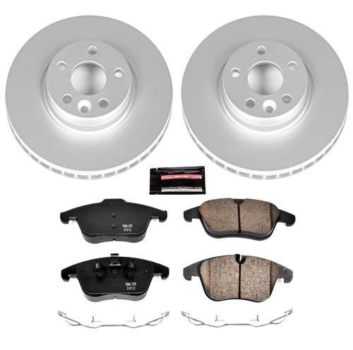 PowerStop CRK5608 - Power Stop 11-14 Volvo S60 Front Z23 Evolution Sport Coated Brake Kit