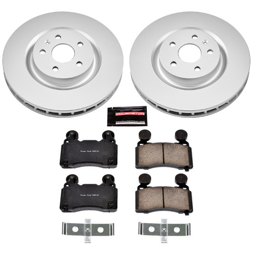 PowerStop CRK5602 - Power Stop 10-15 Chevrolet Camaro Front Z17 Evolution Geomet Coated Brake Kit