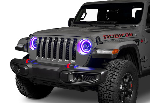 ORACLE Lighting 5769J-332 - Jeep Wrangler JL/Gladiator JT 7in. High Powered LED Headlights (Pair) - Dynamic