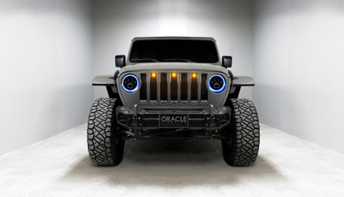 ORACLE Lighting 5769J-332 - Jeep Wrangler JL/Gladiator JT 7in. High Powered LED Headlights (Pair) - Dynamic