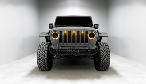 ORACLE Lighting 5769J-332 - Jeep Wrangler JL/Gladiator JT 7in. High Powered LED Headlights (Pair) - Dynamic