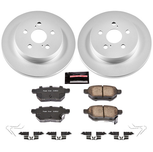 PowerStop CRK5503 - Power Stop 11-17 Lexus CT200h Rear Z17 Evolution Geomet Coated Brake Kit