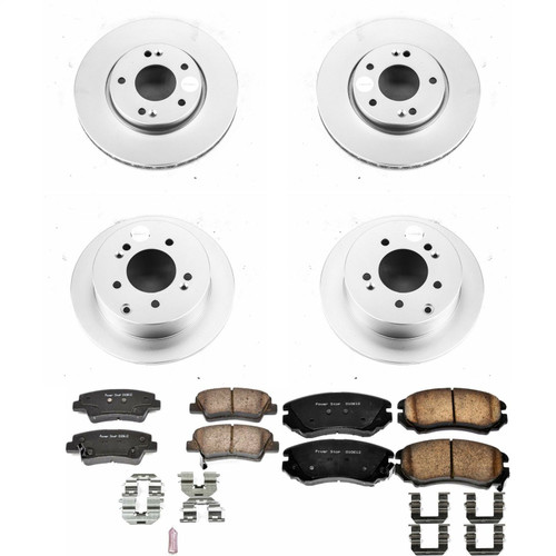 PowerStop CRK5914 - Power Stop 10-11 Kia Soul Front & Rear Z17 Evolution Geomet Coated Brake Kit PowerStop CRK5914 - Power Stop 10-11 Kia Soul Front & Rear Z17 Evolution Geomet Coated Brake Kit