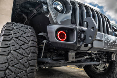 ORACLE Lighting 5846-332 - Jeep Wrangler JK/JL/JT High Performance W LED Fog Lights - ColorSHIFT - Dynamic