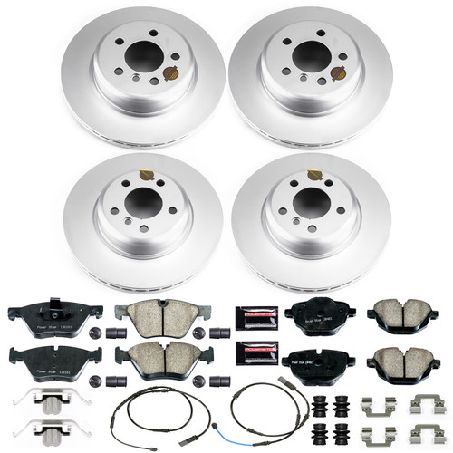 PowerStop CRK6033 - Power Stop 11-16 BMW 528i Front & Rear Z23 Evolution Sport Coated Brake Kit