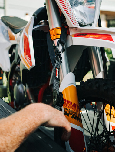 PRP Seats 13801-2 - PRP Cam-Lock 1in.x10ft. Tie Down with Snap S Hooks and Soft Tie - Black - Pr