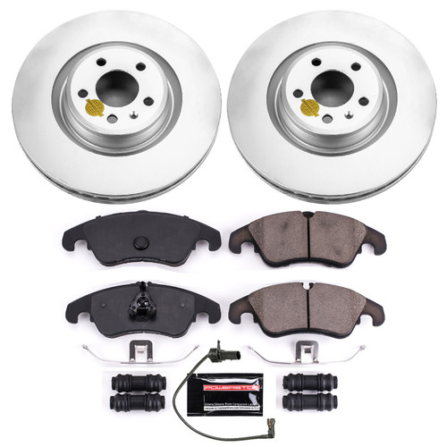 PowerStop CRK6140 - Power Stop 14-18 Audi A6 Front Z23 Evolution Sport Coated Brake Kit