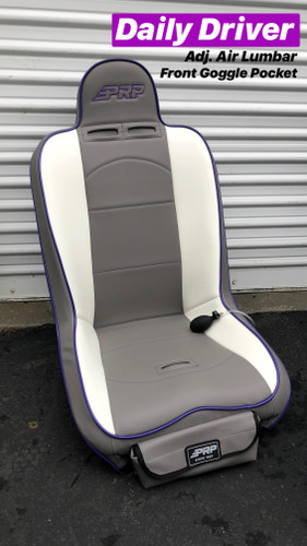 PRP Seats A140610 - PRP Daily Driver High Back 2In. Extra Tall / Extra Wide Suspension Seat