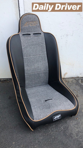 PRP Seats A140610 - PRP Daily Driver High Back 2In. Extra Tall / Extra Wide Suspension Seat