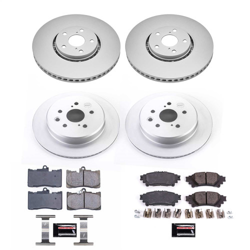 PowerStop CRK6929 - Power Stop 14-15 Lexus IS350 Front & Rear Z17 Evolution Geomet Coated Brake Kit PowerStop CRK6929 - Power Stop 14-15 Lexus IS350 Front & Rear Z17 Evolution Geomet Coated Brake Kit