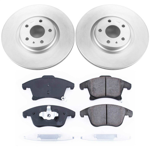 PowerStop CRK6816 - Power Stop 13-19 Ford Fusion Front Z17 Evolution Geomet Coated Brake Kit