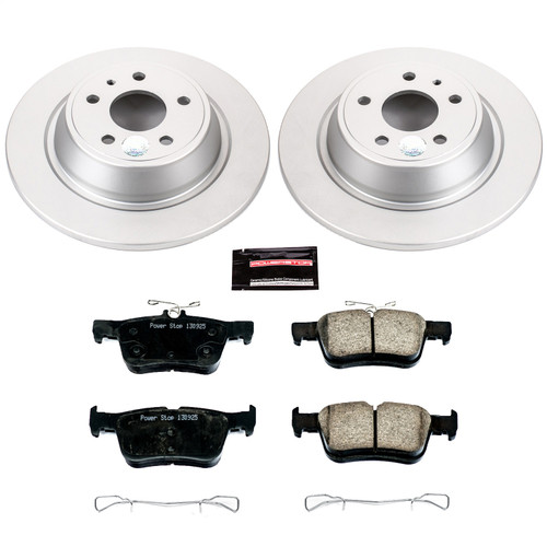 PowerStop CRK6559 - Power Stop 13-19 Ford Fusion Rear Z17 Evolution Geomet Coated Brake Kit
