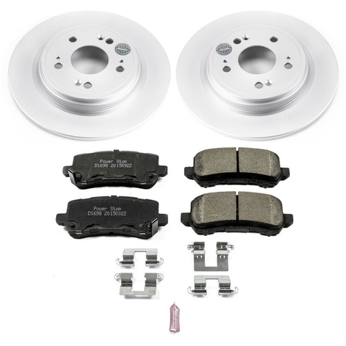 PowerStop CRK6952 - Power Stop 14-19 Acura RLX Rear Z17 Evolution Geomet Coated Brake Kit