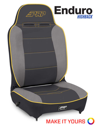 PRP Seats A13011045 - PRP Enduro High Back Reclining Suspension Seat - (Passenger Side)