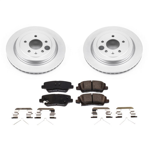 PowerStop CRK7401 - Power Stop 16-18 Cadillac ATS Rear Z17 Evolution Geomet Coated Brake Kit