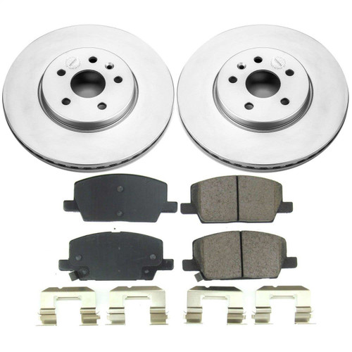 PowerStop CRK8316 - Power Stop 2019 Buick Encore Front Z17 Evolution Geomet Coated Brake Kit
