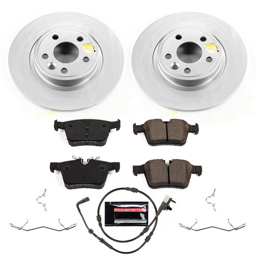 PowerStop CRK8109 - Power Stop 2018 Jaguar E-Pace Rear Z23 Evolution Sport Coated Brake Kit