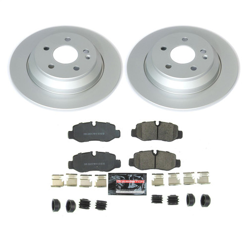 PowerStop CRK8220 - Power Stop 16-19 Mercedes-Benz Metris Rear Z17 Evolution Geomet Coated Brake Kit