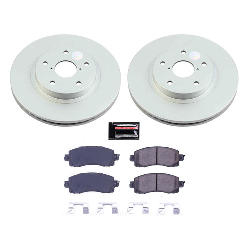 PowerStop CRK8480 - Power Stop 19-21 Subaru Forester Front Z17 Coated Brake Kit