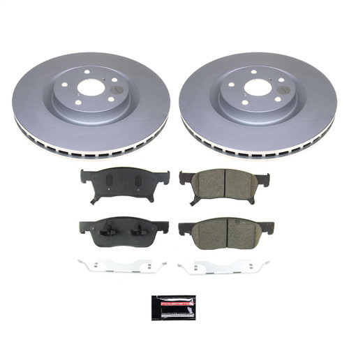 PowerStop CRK8479 - Power Stop 19-21 Subaru Ascent Front Z17 Coated Brake Kit