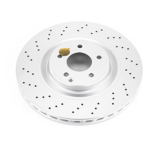 PowerStop EBR1243EVC - Power Stop 02-04 Mercedes-Benz C32 AMG Front Evolution High Carbon Geomet Coated Rotor