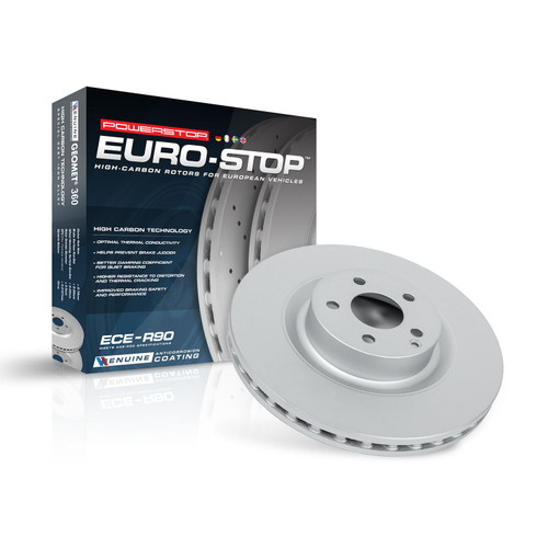 PowerStop EBR1487EVC - Power Stop 17-19 Infiniti QX30 Front Evolution High Carbon Geomet Coated Rotor